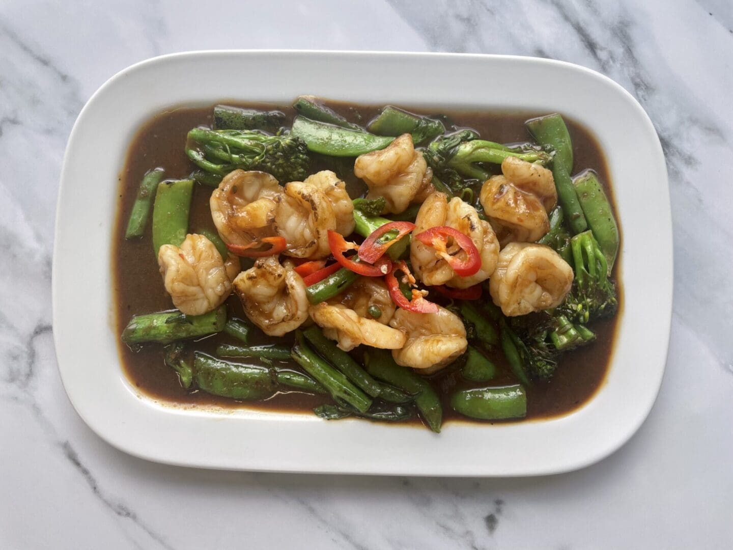 Prawns Gaprao